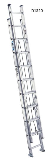 aluminum extension ladder