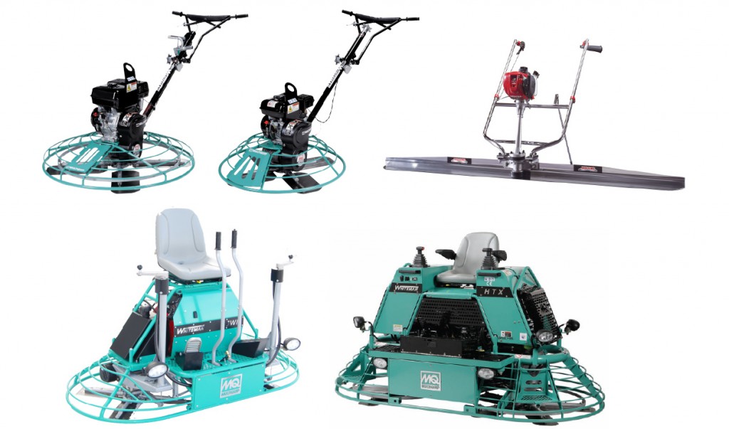 concrete finishing equipment