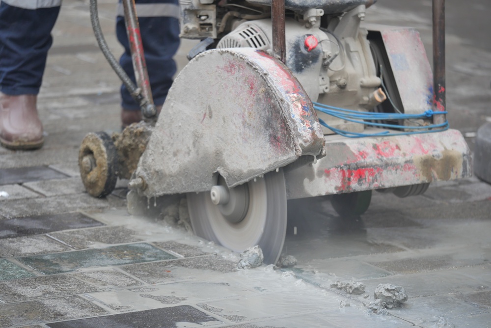 Walk Behind Saw